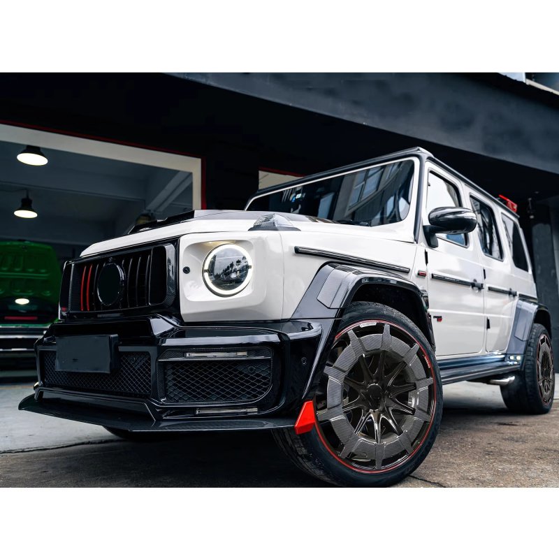 Rocket 900 Dry Carbon Fiber Front Lip for   G Class W464 G63 Body Kit 2019-2024 G500 G550 Car Parts